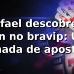 Rafael descobre o login no bravip: Uma jornada de apostas e tecnologia 🚀